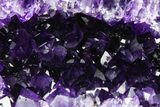 Sparkly, Dark Purple Amethyst Geode - Uruguay #378167-1